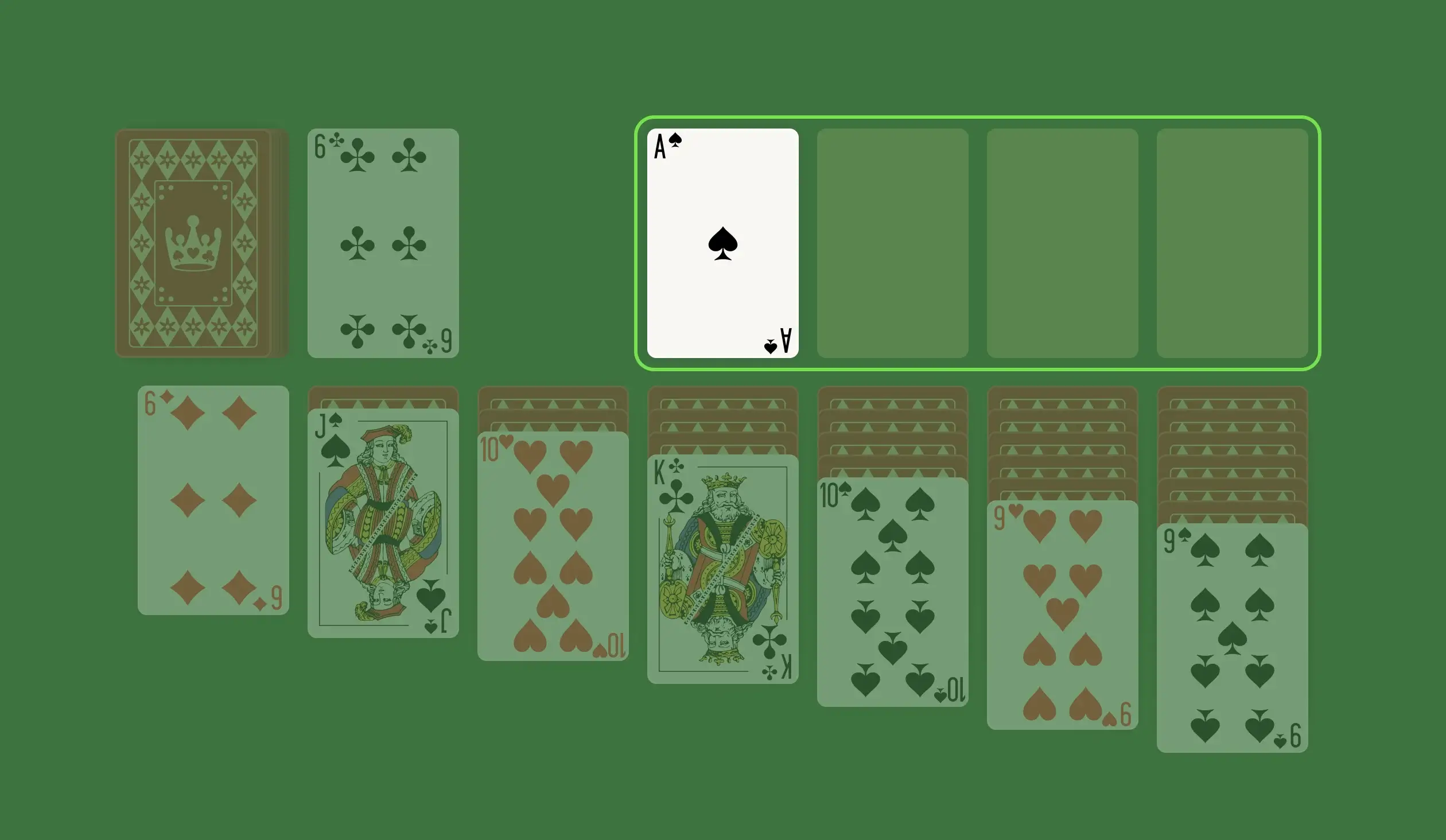Foundation waste pile solitaire